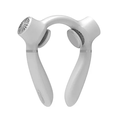 Imagen del producto de Mini ventilador de cuello turbo, ideal para uso en interiores y actividades al aire libre, color blanco