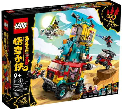 Produktbild von LEGO Monkie Kid ’s Team Van, Bausatz, 9 Jahr(e), Kunststoff, 1406 Stück(e), 2,13 kg
