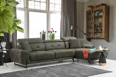 Immagine prodotto di Divano angolare relax, forma a L, mobili  divano angolare per soggiorno, divano imbottito, design moderno
