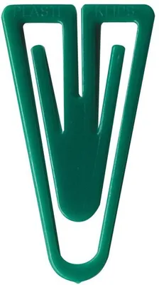 Produktbild von Büroklammern Plastiklips 35mm VE=100 Stück grün