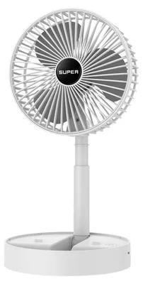 Produktbild von Einziehbarer, faltbarer tragbarer Ventilator für Zuhause, Studentenwohnheim, dreistufiger Tischventilator, tragbar