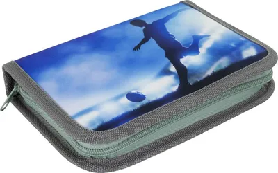 Produktbild von Schüleretui / Federtasche / Federmappe / 22teilig gefüllt / "Fußball"