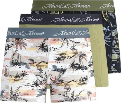 Produktbild von Jack & Jones Malibu Boxershorts 3 Einheiten Mehrfarbig S Herren Mehrfarbig S