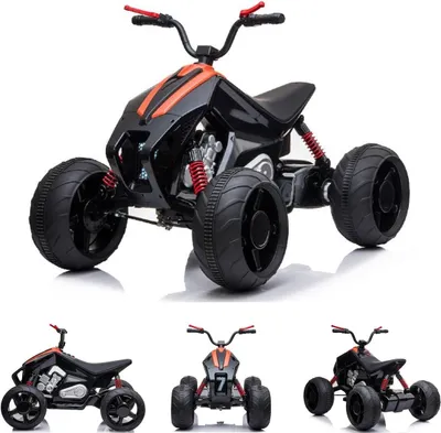 Produktbild von ES-Toys Kinder Elektroquad 718 2x 12V Elektro Motoren Scheinwerfer bis zu 6 km/h