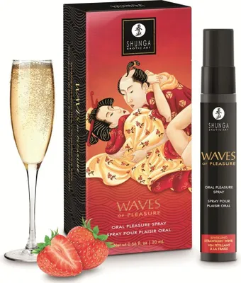 Produktbild von Shunga - Waves Pleasure Spray Oral Sexuctive Erdbeere 20 Ml