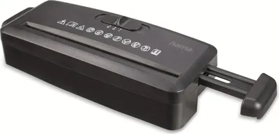 Produktbild von hama Mini S6 Aktenvernichter mit Streifenschnitt P-1, 8 mm, bis 6 Blatt, schwarz