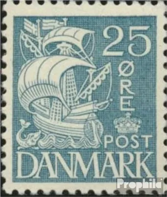 Produktbild von Briefmarken Dänemark 1933 Mi 204I postfrisch Karavelle