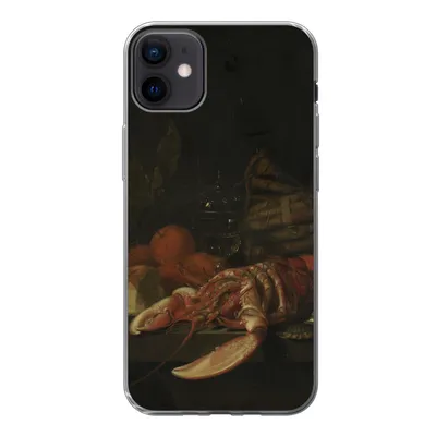 Produktbild von MuchoWow® Handyhülle Schutzhülle Hülle für iPhone 12 mini Stilleben - Gemälde von Jan Davidsz. de Heem Silikon Softcase Handy Hülle - Bild