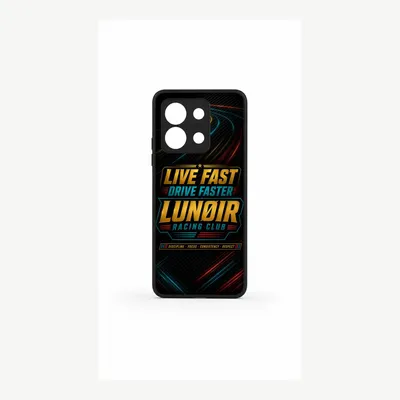 Productafbeelding van Xiaomi Redmi Note 13 Pro 5G hoesje, telefoonhoesje, beschermhoes met autosportmotief – LUNØIR ©