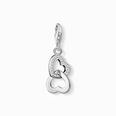 Produktbild von Thomas Sabo 0863-051-14 Charm-Anhänger Herzen Silber