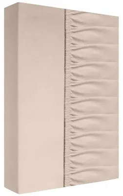 Produktbild von ZARATEX Baumwoll Spannbettlaken Beige 200x220 cm Leinwandbindung