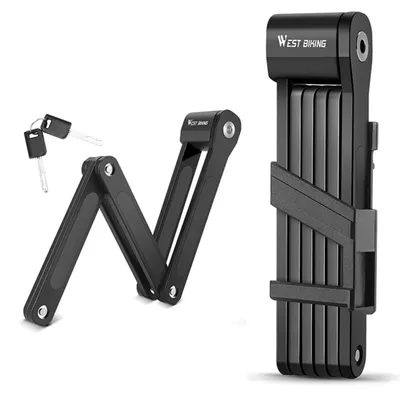 Produktbild von Fahrrad Schloss faltbar 87 cm aus 7 mm Stahl, ideal für E-Scooter, E-Bike, MTB & Outdoor