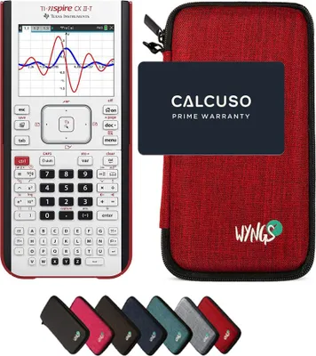 Produktbild von TI-Nspire CX II-T inkl. WYNGS Schutztasche Rot - Grafikrechner - Basic Set