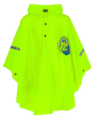 Productafbeelding van Valentino Rossi VR 46 regenponcho voor kinderen, maat 110