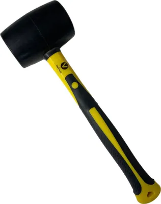Produktbild von Gummihammer Hammer Ausbeulhammer Schonhammer 1200 Gramm Fiberglasstiel