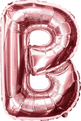 Produktbild von Oblique Unique Folien Luftballon Buchstabe B Geburtstag JGA Hochzeit Party Deko Ballon - roségold