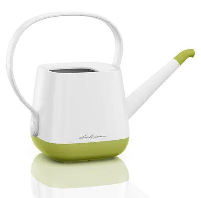 Produktbild von LECHUZA-Zubehör YULA Gießkanne 1,7 Liter Weiß Grün Seidenmatt | Gießkanne mit 1,7 Liter Fassungsvermögen | matte Oberfläche | 13870