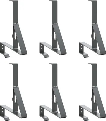 Image de Support de Garde Neige 6 pcs Anthracite 29,5 x 3 x 34,5 cm