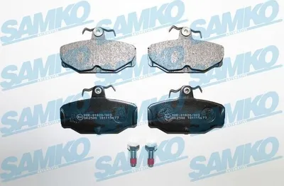 Produktbild von SAMKO Bremsbeläge Satz Hinten Bremsklötze für FORD SIERRA (GBG, GB4) 5SP677