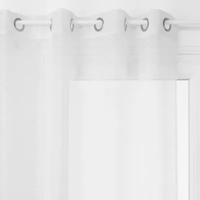 Produktbild von Deko Fenstervorhang Leinen 140x240cm pfirsichfarben