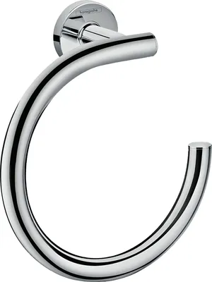 Produktbild von hansgrohe Logis UNIVERSAL Handtuchring, feststehend, chrom, 41724000