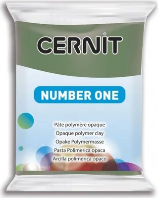 Immagine prodotto di Cernit,Modelliermasse, olivgrün, 56 g