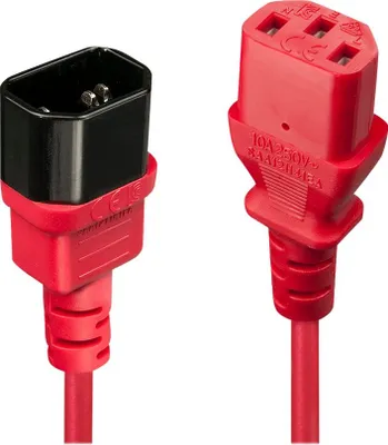 Immagine prodotto di Cavo di prolunga IEC Lindy da 2 m, rosso