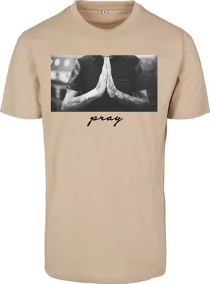 Produktbild von Mister Tee Shirt - PRAY Tee sand beige - S