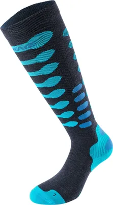 Produktbild von Lenz Uni Kompressionssocken 3.0 Merino , Blau Jeans, L