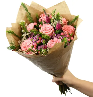 Produktbild von Blumenstrauß 'Garden Romance' - Größe L - Stiellänge ca. 50 cm - Strauß frischer Blumen