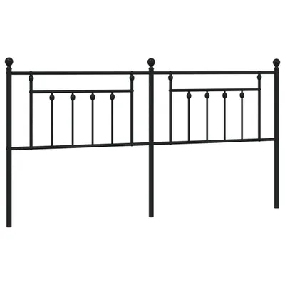 Immagine prodotto di vidaXL Testiera in metallo nero 193 cm