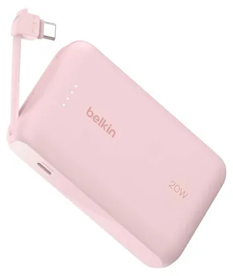 Produktbild von Belkin BOOST Charge Powerbk. 20W 10.000mAh USB-C rosa  BPB021hqPK