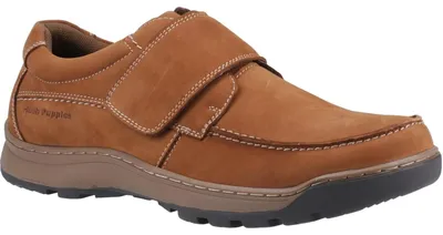 Productafbeelding van Hush Puppies Casper herenklassieke schoenen met klittenbandsluiting, huidskleur, maat 12 UK