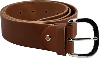 Produktbild von Gürtel aus Leder 4x95cm Ledergürtel mit Schnalle braun