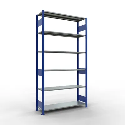 Zdjęcie produktu dla Podstawowy system regałów - 2500x1300x400 mm, typ 150 kg