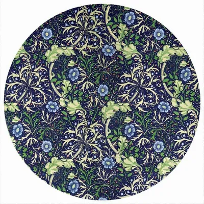 Productafbeelding van Meander decoratieve ring, metaal, zeewierdesign, diameter 26 cm