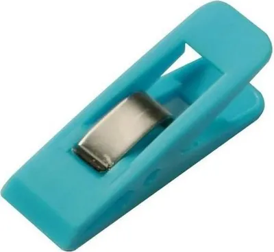 Produktbild von Briefklemmer Multi Clip Taifun 15x50mm VE=4 Stück hellblau