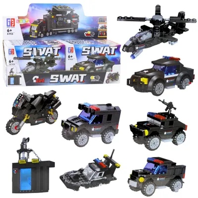 Immagine prodotto di Blocchi di costruzione Veicoli Veicoli Swat 2In1 92-117 El.