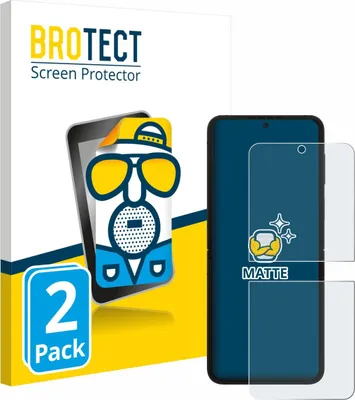 Produktbild von 2x BROTECT Schutzfolie für Samsung Galaxy Z Flip 7 FE Displayschutz Displayschutzfolie Folie Matt Entspiegelungsfolie