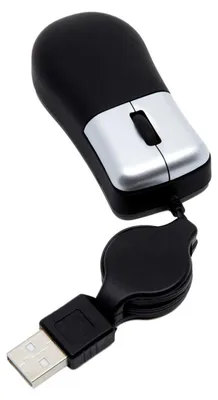 Imagen del producto de Ratón USB óptico de 3 botones, diseño ergonómico, compacto y portátil