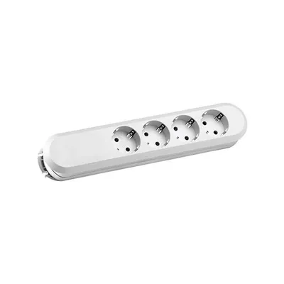 Produktbild von BACHMANN SMART Steckdosenleiste 4xCEE7/3 weiß, ohne Zuleitung