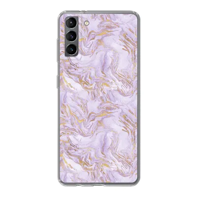 Produktbild von MuchoWow® Handyhülle Schutzhülle Hülle für Samsung Galaxy S21 Plus Abstrakt - Marmor - Gold - Muster Silikon Softcase Handy Hülle - Handy-Tasche