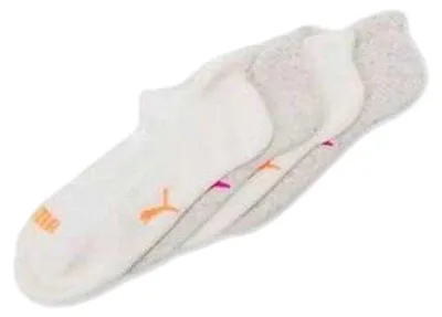 Productafbeelding van Puma - Enkelsokken voor heren/dames, uniseks (4-pack), model PP16663 (39 EU - 42 EU), kleur: wit/crème