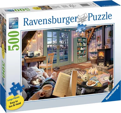 Immagine prodotto di Ravensburger Cozy Retreat, 500 pezzi, Vacanze, 12 anni