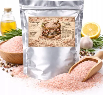 Zdjęcie produktu dla Sól - Różowa Sól Kuchenna, Intensywny Smak I Jakość 1Kg