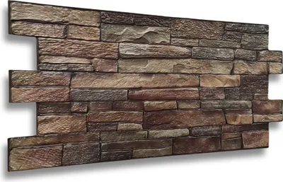 Produktbild von 3D PVC Wandpaneele Wandverkleidung PVC-Verkleidung Stein Holz Mosaik Fliesen Imitation (ca. 0,5qm)