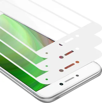 Zdjęcie produktu dla Cadorabo 3x Folia ochronna na cały ekran dla Honor 8 LITE w czarnym hartowanym szkle ochronnym wyświetlacza