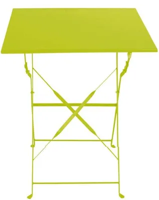 Immagine prodotto di Azomor: pannello esterno pieghevole quadrato in metallo, colore verde lime, per balcone