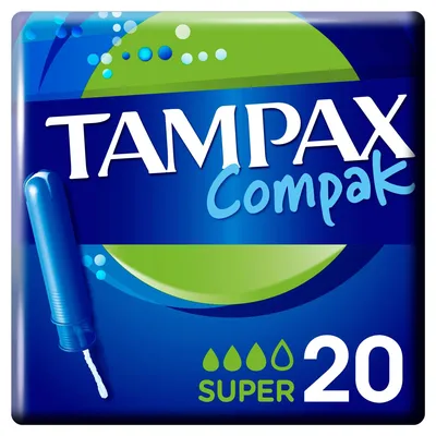 Imagen del producto de Tampax Compak Tampón Super 20 U