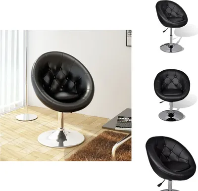 Produktbild von vidaXL Barhocker Schwarz Kunstleder -  Barhocker